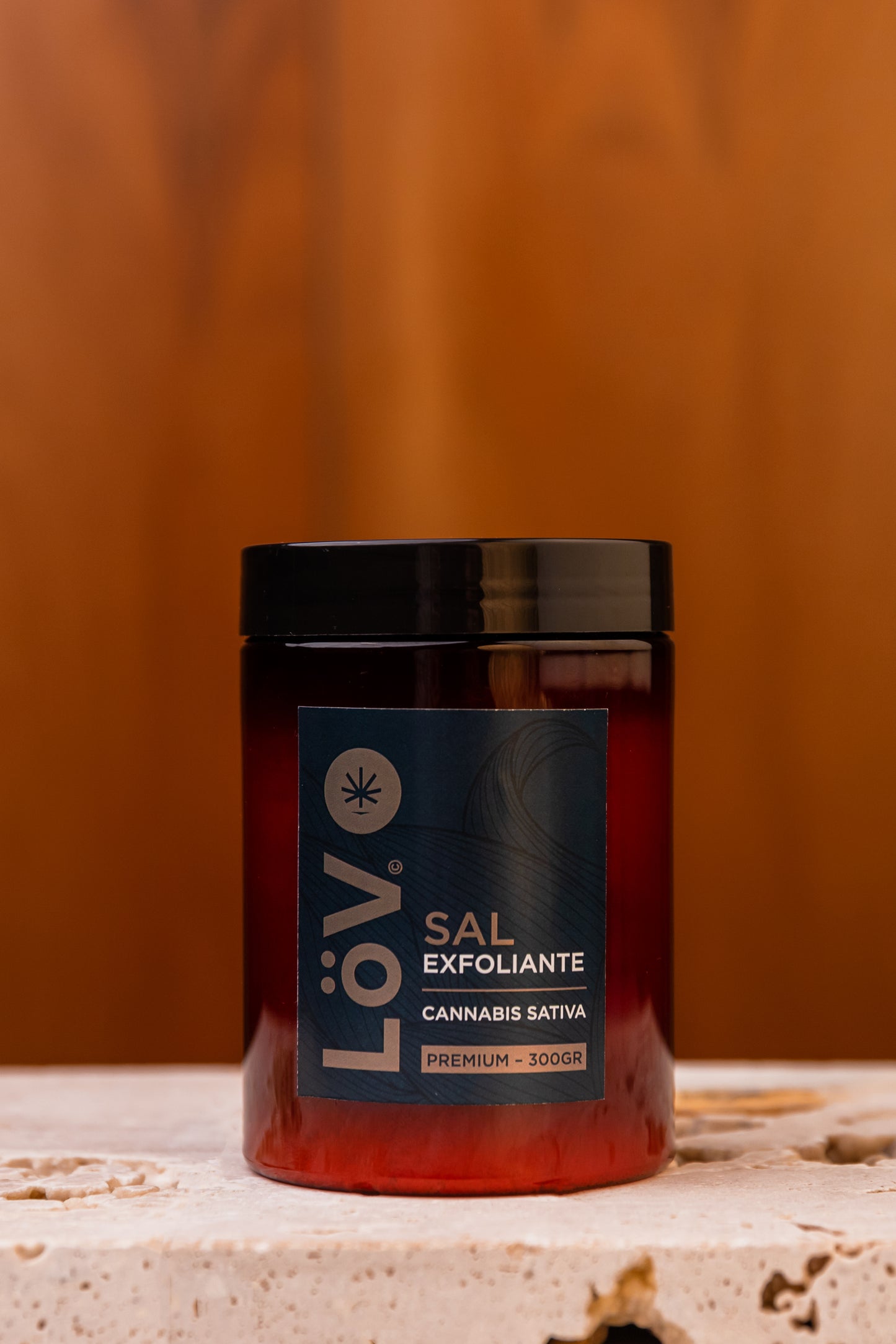 Sal exfoliante con CBD